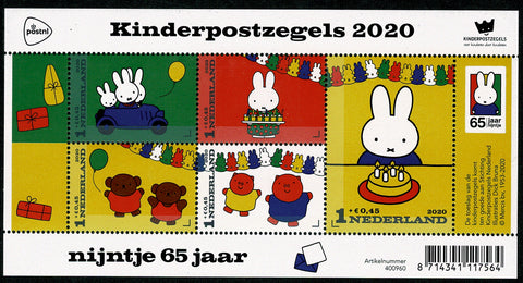 3881 Kinderpostzegels 2020 Nijntje 65 Jaar