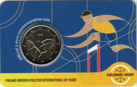 Finland Coincard 2025 - 100 jaar Atletiek (ENG)