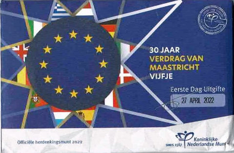 FDCC038 Verdrag van Maastricht Vijfje 1e Dag