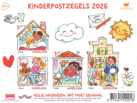 4385Va Kinderpostzegels Nederland 2026 - Kinderpostzegels actie