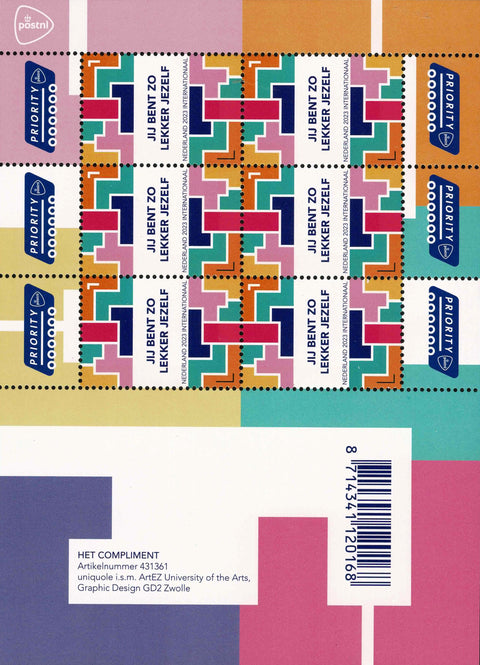 4149V Het compliment Nederland Internationaal Vel 2023