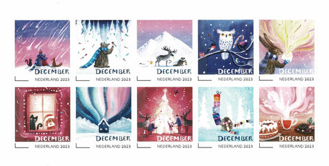 4150-59 Decemberzegels Nederland 2023