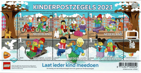 4148 Kinderpostzegels LEGO Nederland 2023