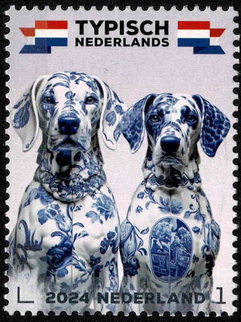 4184 Typisch Nederlands Honden zegel 2024