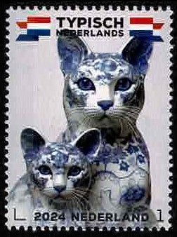4226 Typisch Nederlands Katten Zegel 2024