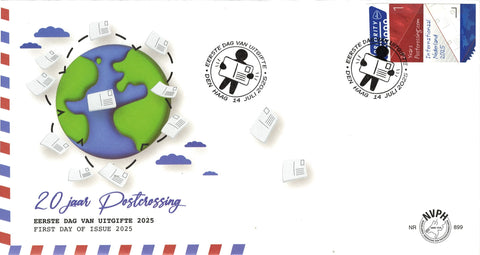4304-E899 20 jaar Postcrossing Nederland 2025
