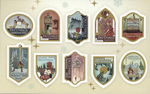 4320-29 Decemberzegels Nederland 2025