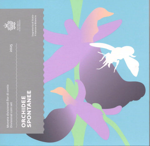 San Marino Orchidee 2025 - BU Muntset incl. 5 euro
