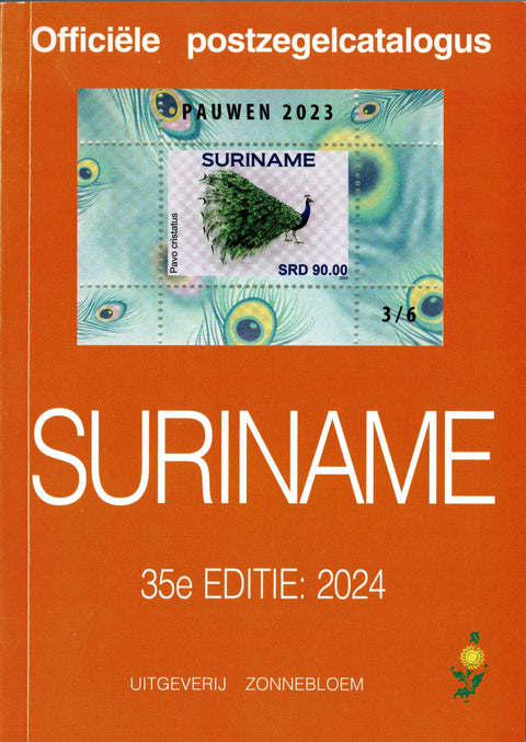 Suriname Postzegelcatalogus Zonnebloem 2024