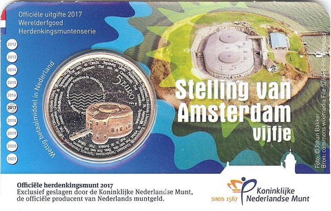 cc050 Stelling van Amsterdam Vijfje UNC 2017