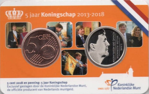 cc052 5 Jaar Koningschap UNC 2018