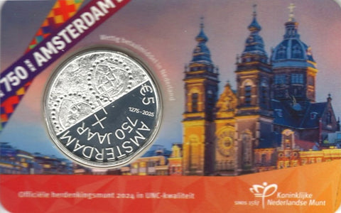 cc082 750 Jaar Amsterdam UNC 2024