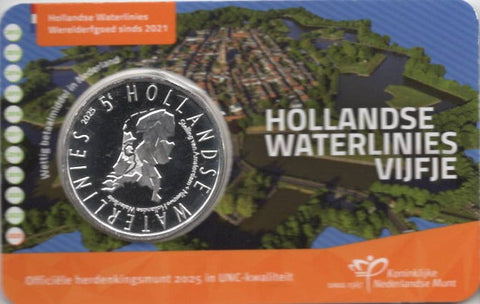 cc084 Hollandse Waterlinies Vijfje UNC 2025