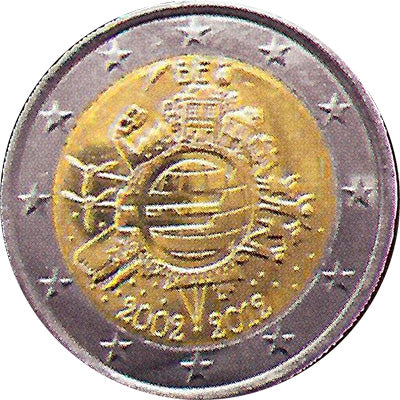 Belgie 2012 10 Jaar Euro