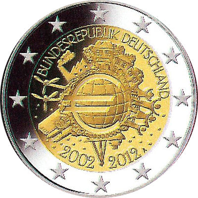 Duitsland 2012 10 Jaar Euro (J)