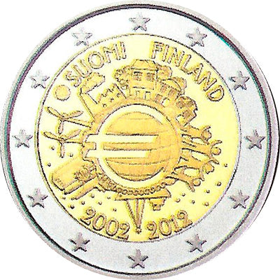 Finland  2012 10 Jaar Euro