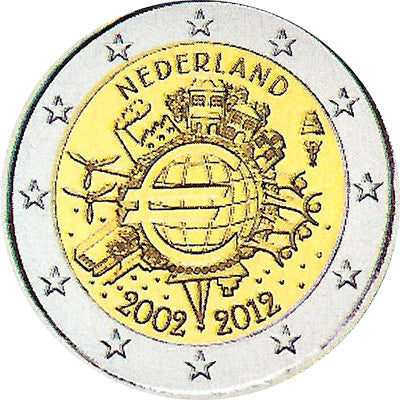 Nederland 2012 10 Jaar Euro