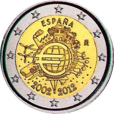 Spanje 2012  10 Jaar Euro