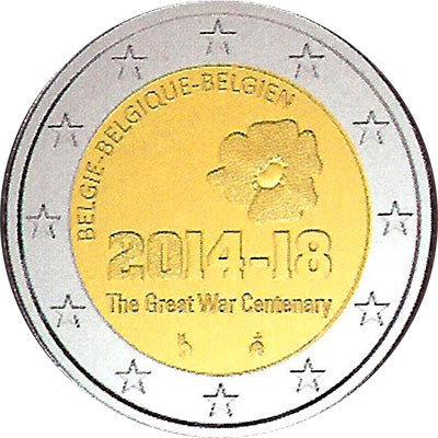 Belgie 2014 Herdenking 1e WO
