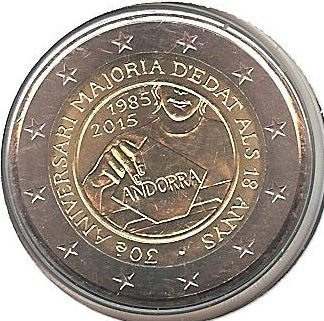 Andorra 2015 - Volwassen 18 jaar