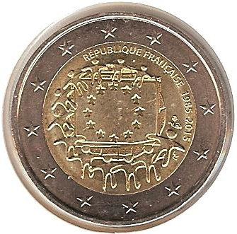 Frankrijk 2015 - 30 j. Europese Vlag