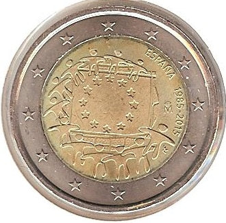 Spanje 2015 - 30 j. Europese Vlag