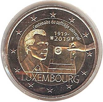 Luxemburg 2019 - Algemeen Kiesrecht