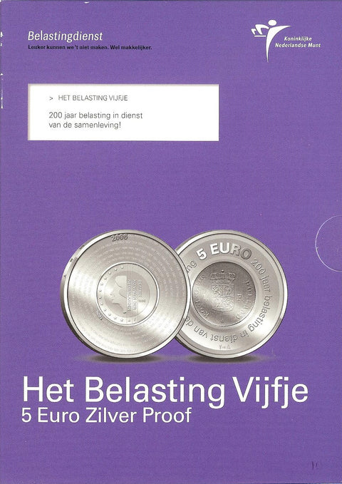 2006 Vijf Euro Belastingdienst