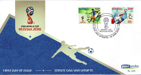 Aruba2018 Voetbal World Cup 2018 - Eerste Dag Envelop (233)