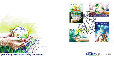 Aruba2020 Earth Day - Eerste Dag Envelop (245)