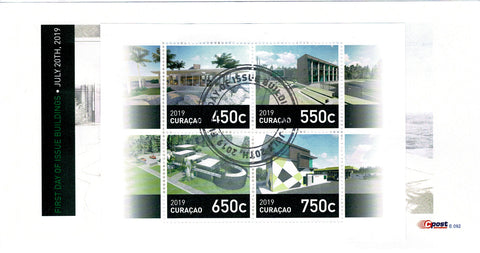 Curacao2019 Gebouwen Blok  - Eerste Dag Envelop (92)