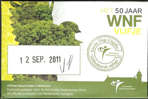 FDCC008 Wereld Natuurfonds Vijfje 1e Dag