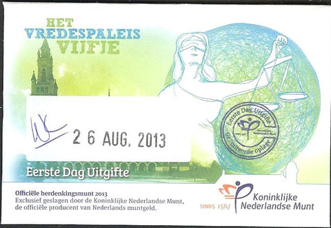 FDCC015 Vredespaleis Vijfje 1e Dag