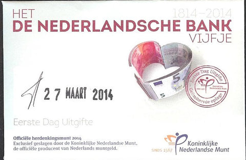 FDCC016 Nederlandse Bank Vijfje 1e Dag