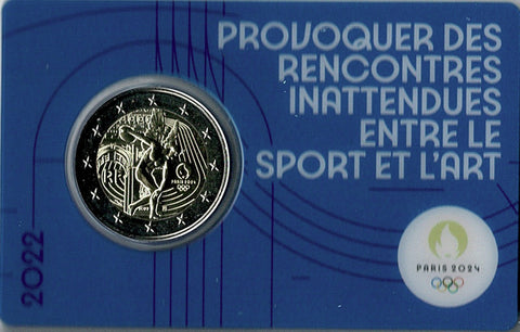 Frankrijk 2022 - Olympische Spelen Coincard