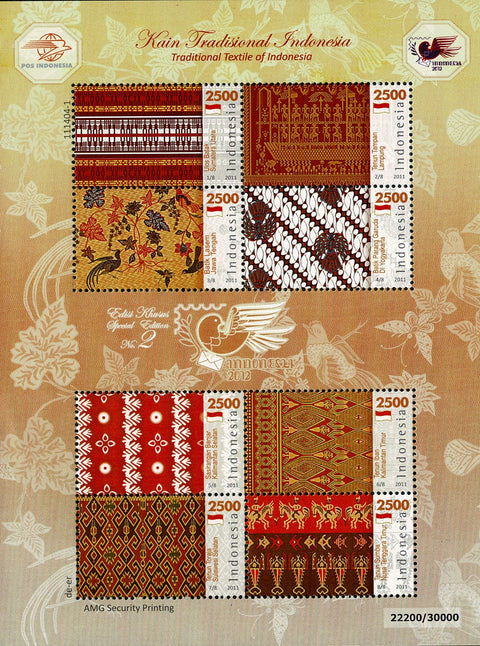 2906-13ms Traditionele Indonesische Patronen Blok 2011