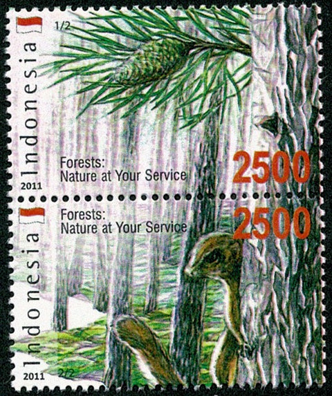 2919-20 Zorg voor het Milieu - Indonesie 2011