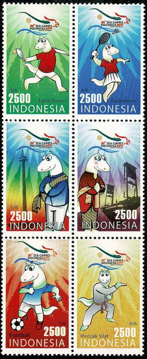 2972-77 Sea Games Indonesie 2011