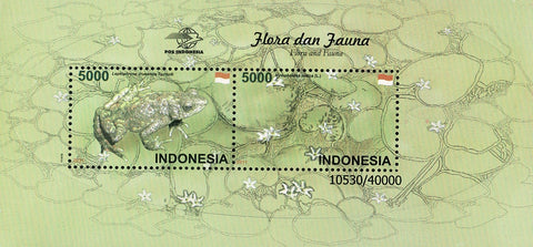 2978-79V Flora en Fauna Blok Indonesie 2011