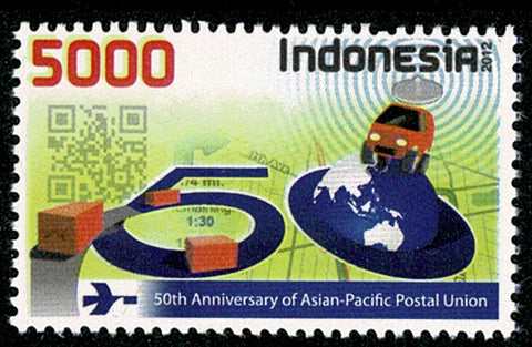 2991 50 Jaar Asian Pacific Union - Indonesie 2012
