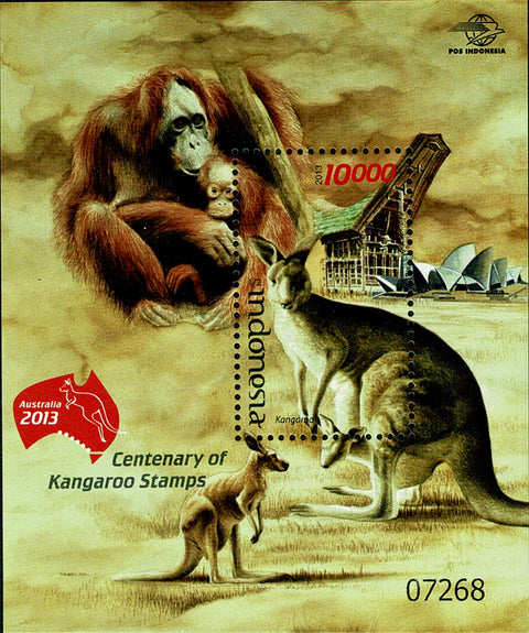 3071 Wereldpostzegelexpo Australie - Indonesie 2013