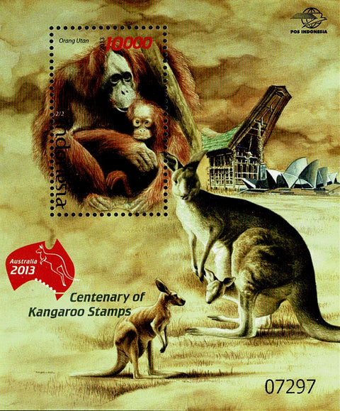 3072 Wereldpostzegelexpo Australie - Indonesie 2013
