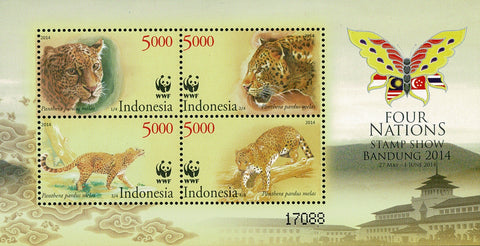 3125-28 Nationale Postzegeltentoonstelling Indonesie 2014
