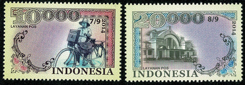 3148-49 Indonesische Postale Diensten 2014