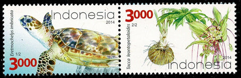 3153-54 Flora en Fauna - Indonesie 2014
