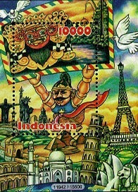 3332 Uitwisseling Prentbriefkaarten - Indonesie 2017