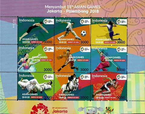 3352-60 18e Aziatische spelen - Indonesie 2018