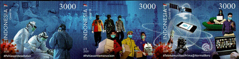 3560-62a Combat Corona Campagne (ongetand) - Indonesie 2020