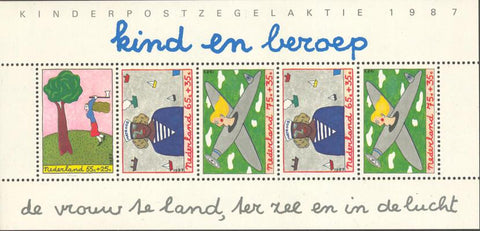 Kinderpostzegels 1987 blok