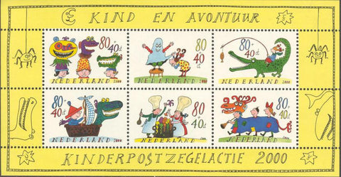 1930 Kinderpostzegels 2000 blok